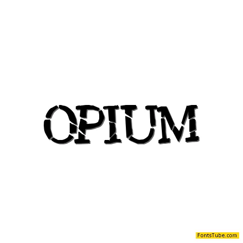 Opium Font