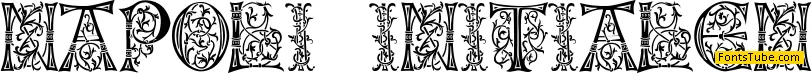 Napoli Initialen Font