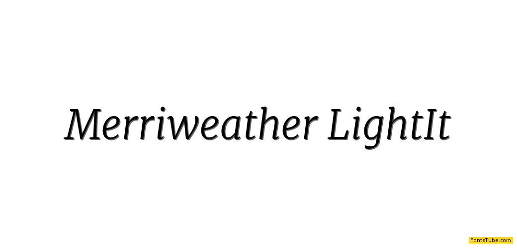 Merriweather Font Family