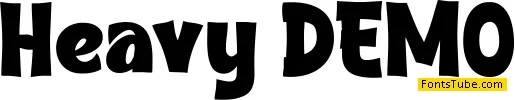 Heavy DEMO Font