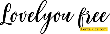 Lovelyou free Font