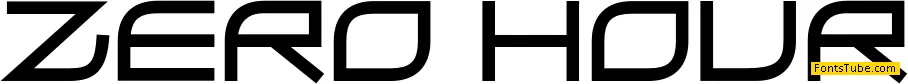 Zero Hour Font