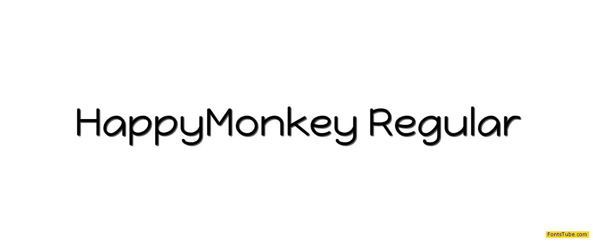 Happy Monkey Font