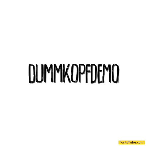 Dummkopf DEMO Font