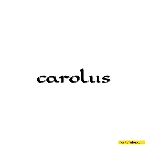 Carolus FG Font