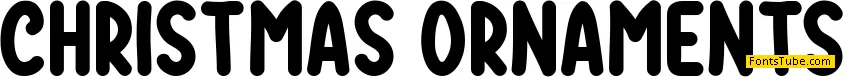 Christmas Ornaments Font