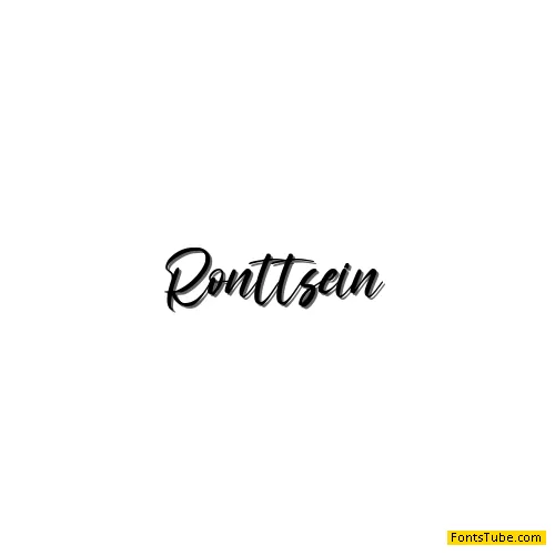 Ronttsein Font