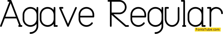 Agave Font Family