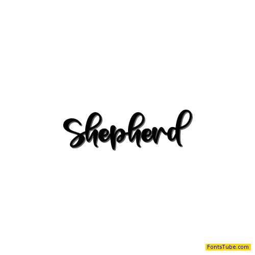 Shepherd - Personal Use Font