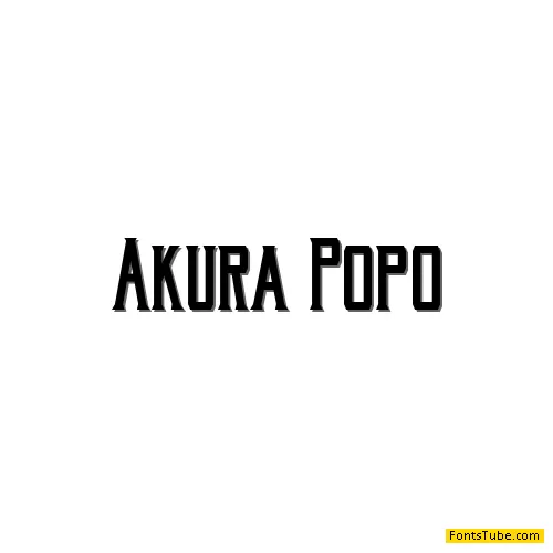 Akura Popo Font
