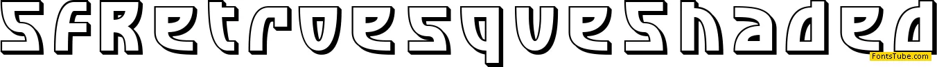 SF Retroesque Font Family