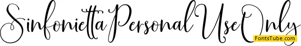 SinfoniettaPersonalUseOnly Font
