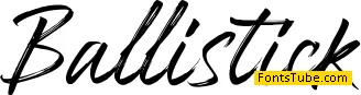 Ballistick Font