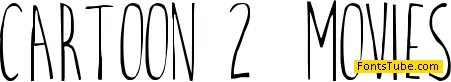 Cartoon 2 Movies Font