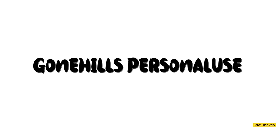Gone Hills Font