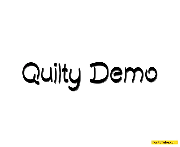 Quilty Demo Font
