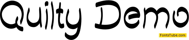 Quilty Demo Font