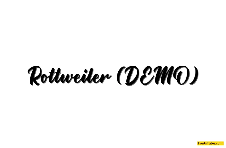 Rottweiler Font