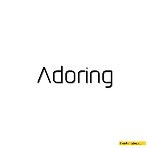 Adoring Font