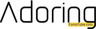 Adoring Font