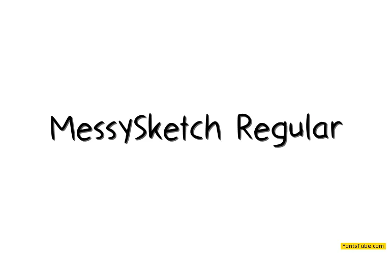 Messy Sketch Font