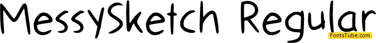 Messy Sketch Font