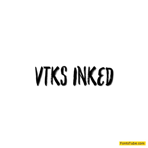 VTKS INKED Font