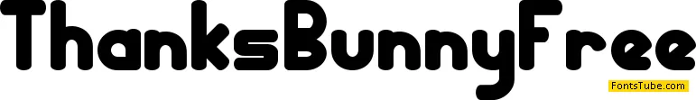 Thanks Bunny Font