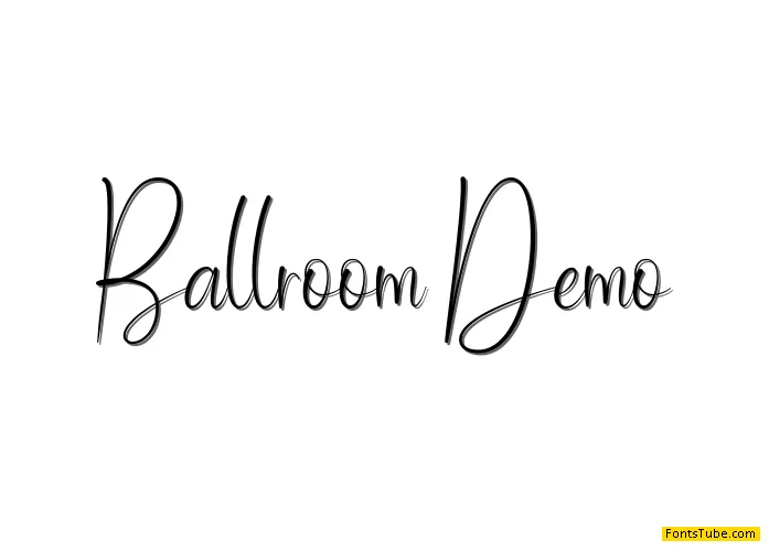 Ballroom Font