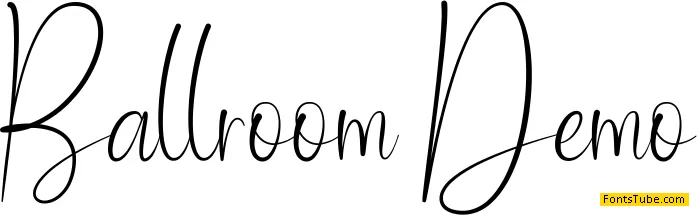 Ballroom Font