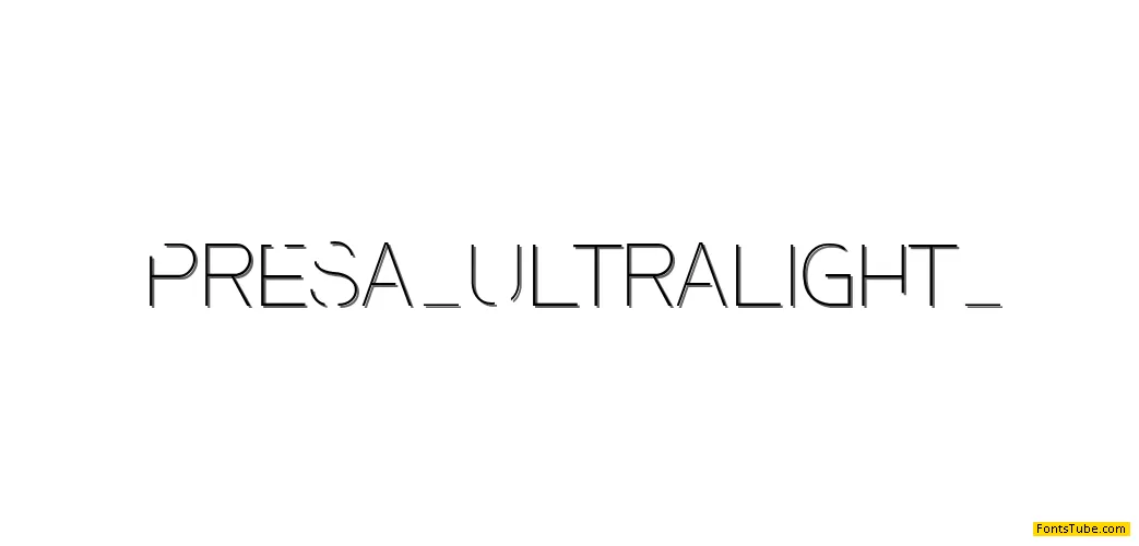 Presa Font Family