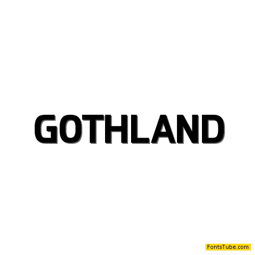 Gothland Font