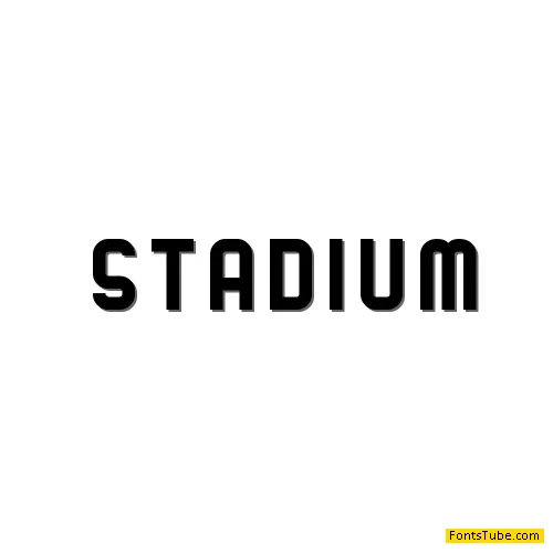 Stadium Font