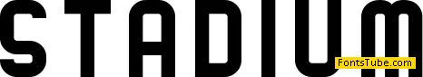 Stadium Font