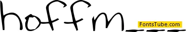 Hoffmanhand Font
