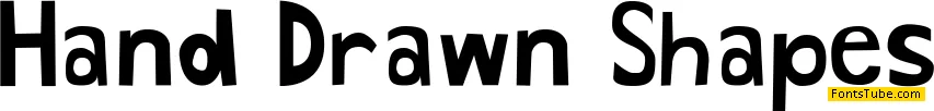 Hand Drawn Shapes Font