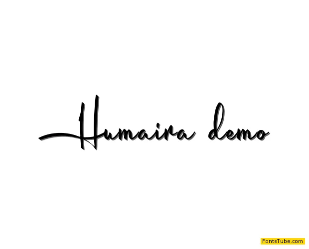 Humaira Demo Font