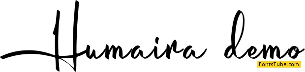 Humaira Demo Font