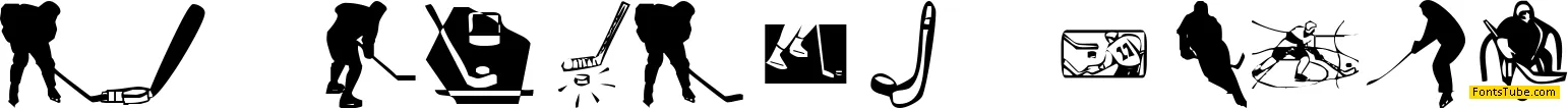 KR Hockey Dings Font