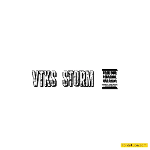 vtks storm 2 Font