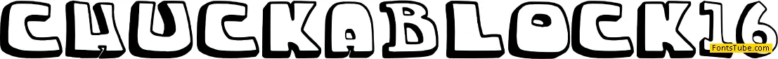 chuckablock Font