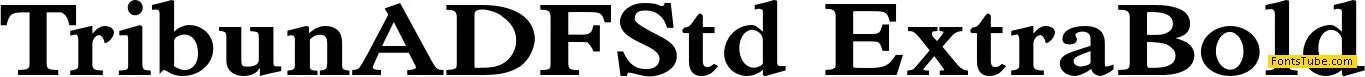 Tribun ADF Std Font Family