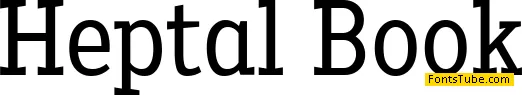 Heptal Font Family