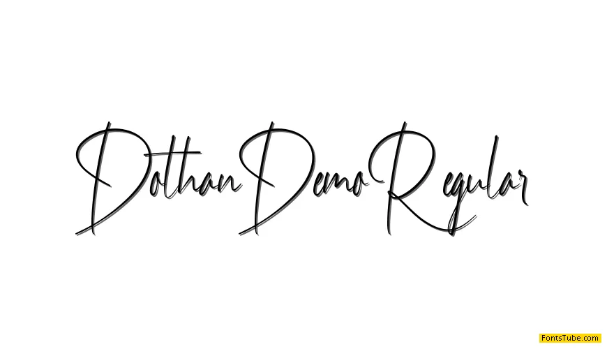 Dothan Demo Font
