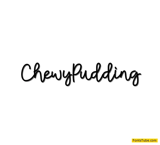 Chewy Pudding