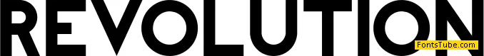 REVOLUTION Font