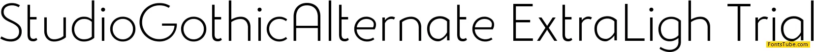 Studio Gothic Font Family