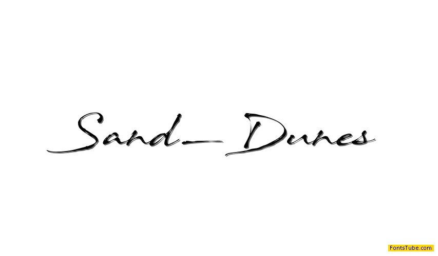 Sand Dunes Font