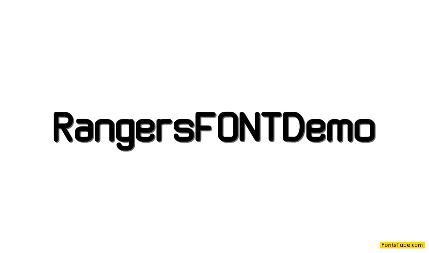 RANGERS - Personal Use Font