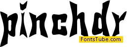 Pinch Drunk Font